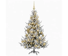 Dirbtinė kalėdinė eglutė su rutuliuku 150 cm 150 LED