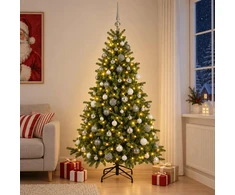 Dirbtinė kalėdinė eglutė su rutuliuku 180 cm 300 LED