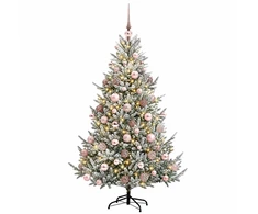 Dirbtinė kalėdinė eglutė su rutuliuku 180 cm 300 LED