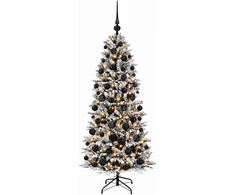 Dirbtinė kalėdinė eglutė su rutuliuku 180 cm 300 LED