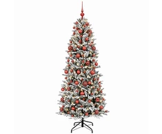 Dirbtinė kalėdinė eglutė su rutuliuku 180 cm 300 LED