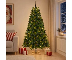 Dirbtinė kalėdinė eglutė su rutuliuku 180 cm 300 LED