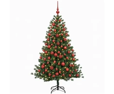 Dirbtinė kalėdinė eglutė su rutuliuku 180 cm 300 LED