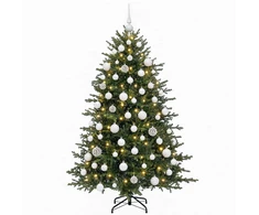 Dirbtinė kalėdinė eglutė su rutuliuku 180 cm 300 LED