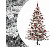 Dirbtinė kalėdinė eglutė su rutuliuku 180 cm 300 LED