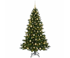 Dirbtinė kalėdinė eglutė su rutuliuku 210 cm 300 LED