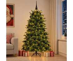 Dirbtinė kalėdinė eglutė su rutuliuku 210 cm 300 LED