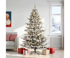 Dirbtinė kalėdinė eglutė su rutuliuku 210 cm 300 LED
