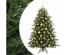 Dirbtinė kalėdinė eglutė su rutuliuku 210 cm 300 LED