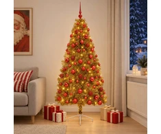 Dirbtinė kalėdinė eglutė su rutuliuku 210 cm 300 LED