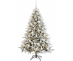 Dirbtinė kalėdinė eglutė su rutuliuku 210 cm 300 LED