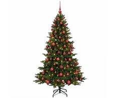 Dirbtinė kalėdinė eglutė su rutuliuku 210 cm 300 LED
