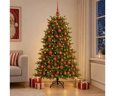 Dirbtinė kalėdinė eglutė su rutuliuku 210 cm 300 LED
