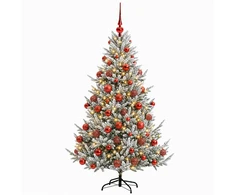 Dirbtinė kalėdinė eglutė su rutuliuku 210 cm 300 LED