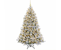Dirbtinė kalėdinė eglutė su rutuliuku 210 cm 300 LED