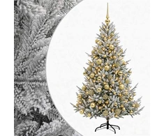 Dirbtinė kalėdinė eglutė su rutuliuku 210 cm 300 LED