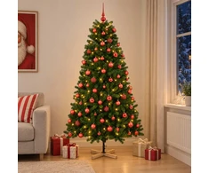 Dirbtinė kalėdinė eglutė su rutuliuku 210 cm 300 LED