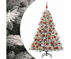 Dirbtinė kalėdinė eglutė su rutuliuku 210 cm 300 LED
