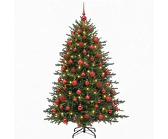 Dirbtinė kalėdinė eglutė su rutuliuku 210 cm 300 LED
