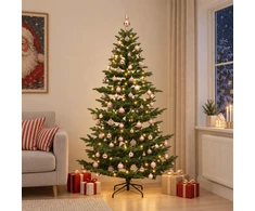 Dirbtinė kalėdinė eglutė su rutuliuku 210 cm 300 LED