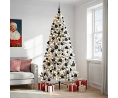 Dirbtinė kalėdinė eglutė su rutuliuku 210 cm 300 LED