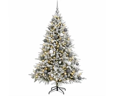 Dirbtinė kalėdinė eglutė su rutuliuku 210 cm 300 LED
