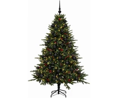 Dirbtinė kalėdinė eglutė su rutuliuku 240 cm 300 LED