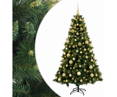 Dirbtinė kalėdinė eglutė su rutuliuku 240 cm 300 LED