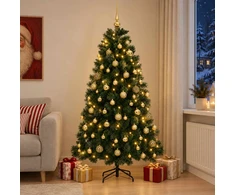 Dirbtinė kalėdinė eglutė su žaisliuku 240 cm 300 LED