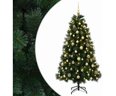 Dirbtinė kalėdinė eglutė su žaisliuku 240 cm 300 LED