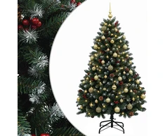 Dirbtinė kalėdinė eglutė, žalia, su žaisliuku 150 cm 150 LED
