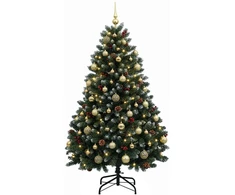 Dirbtinė kalėdinė eglutė, žalia, su žaisliuku 150 cm 150 LED