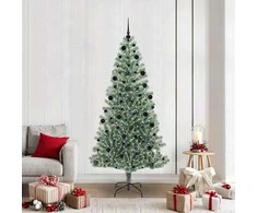 Dirbtinė Kalėdų Eglė Su Sniegu ir LED Šviesa su 300 LED 210 cm