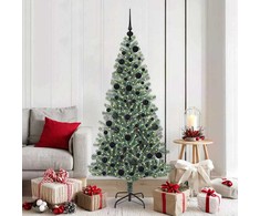 Dirbtinė Kalėdų Eglė Su Sniegu ir LED Šviesa su 300 LED 180 cm