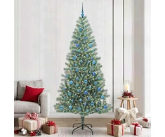 Dirbtinė Kalėdų Eglė Su Sniegu ir LED Šviesa su 300 LED 240 cm