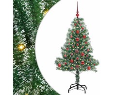 Dirbtinė Kalėdų Eglė Su Sniegu ir LED Šviesa su 150 LED 120 cm