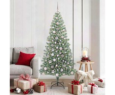 Dirbtinė Kalėdų Eglė Su Sniegu ir LED Šviesa su 300 LED 180 cm