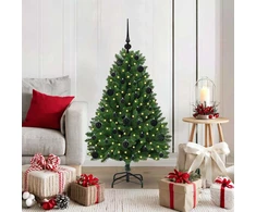 Dirbtinė Kalėdų eglutė 120 cm 150 LED Šilta balta Žalia