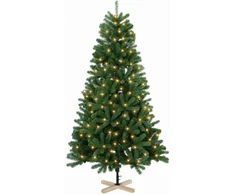 Dirbtinė Kalėdų eglutė 120 cm 150 LED Šilta balta PVC Žalia