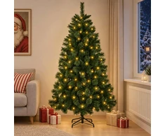 Dirbtinė Kalėdų eglutė 150 cm 150 LED Šilta balta
