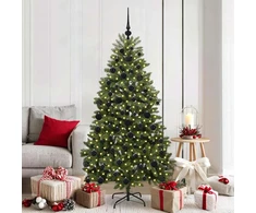 Dirbtinė Kalėdų eglutė 180 cm 300 LED Šilta balta Žalia