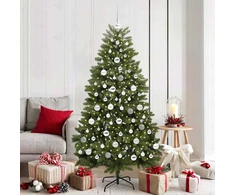 Dirbtinė Kalėdų eglutė 180 cm 300 LED Šilta balta Žalia