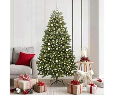 Dirbtinė Kalėdų eglutė 180 cm 300 LED Šilta balta Žalia
