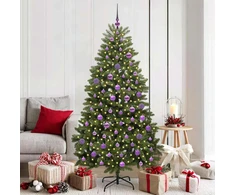 Dirbtinė Kalėdų eglutė 180 cm 300 LED Šilta balta Žalia