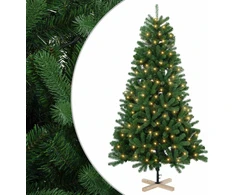 Dirbtinė Kalėdų eglutė 240 cm 300 LED Šilta balta PVC Žalia