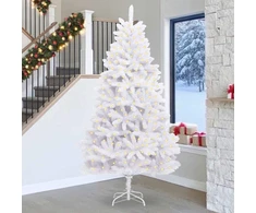 Dirbtinė Kalėdų eglutė 300 LED PVC ir Plienas Balta