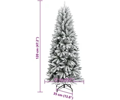 Dirbtinė Kalėdų eglutė Balta 120 cm
