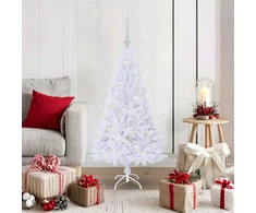 Dirbtinė Kalėdų eglutė Balta 120 cm PVC ir Plienas