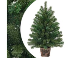Dirbtinė Kalėdų eglutė s stovu Žalia 75 cm PVC, PE ir plienas