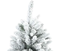 Dirbtinė Kalėdų eglutė su 150 LED Balta 120 cm PE ir PVC